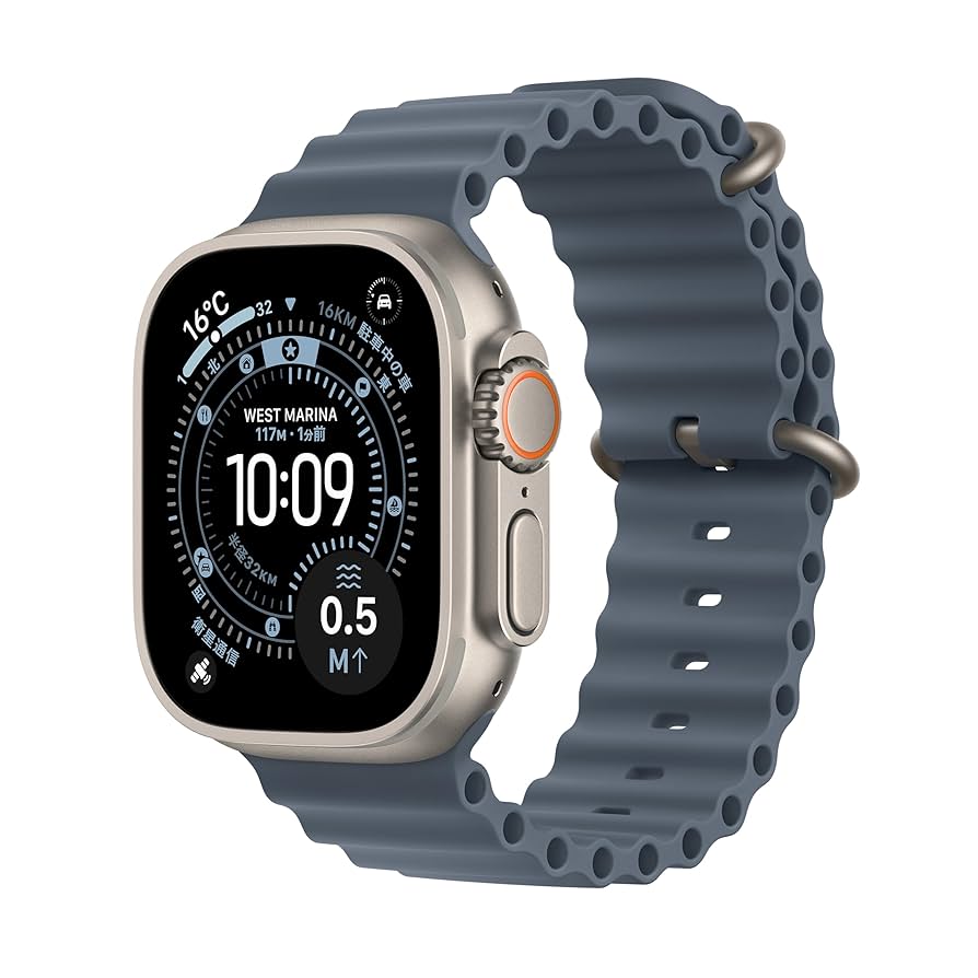 Apple Watch Ultra 第1世代 49mm チタニウムケース Amazon.com: Apple Watch Ultra [GPS + Cellular 49mm] Titanium