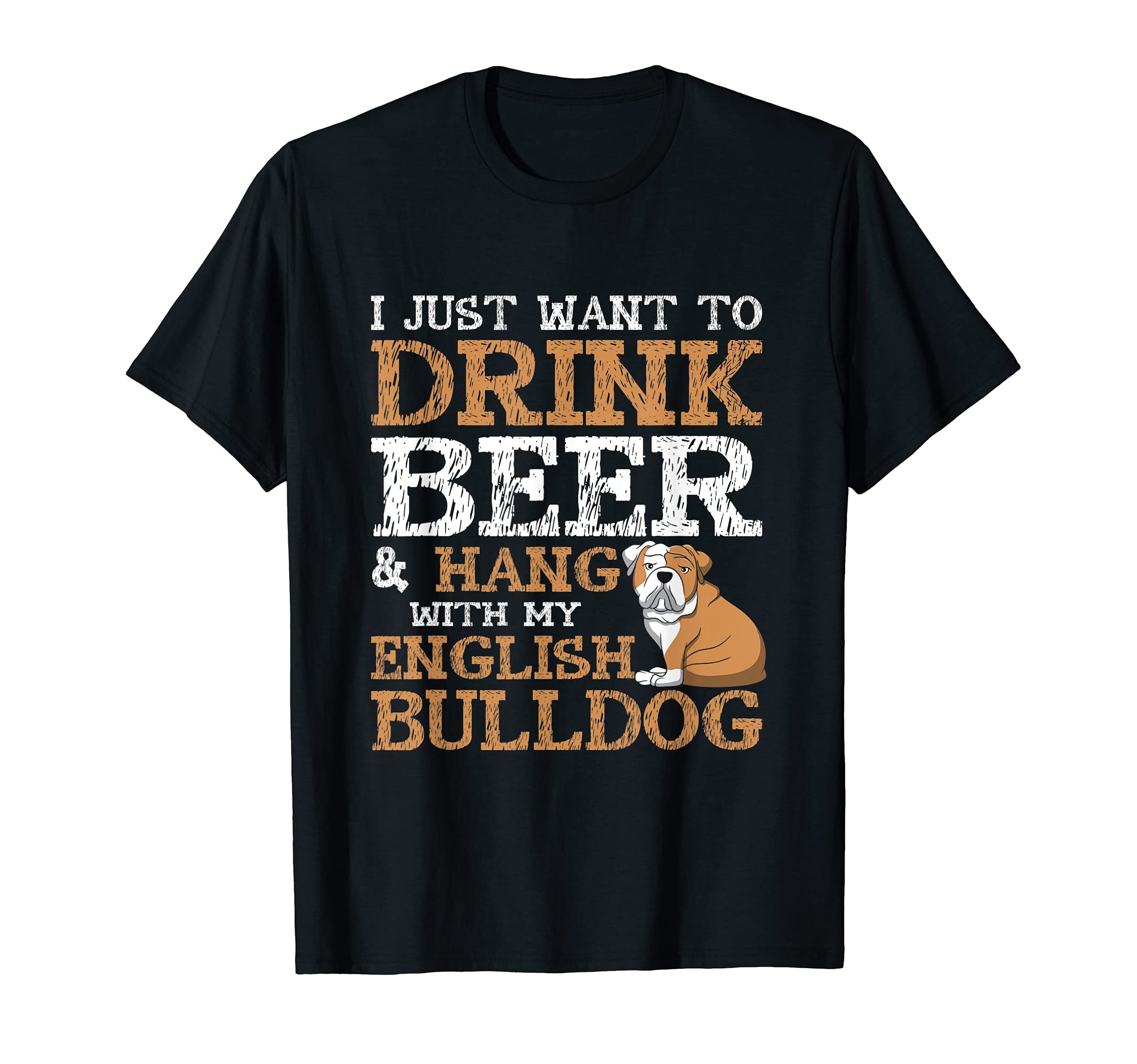 Dog lover , bulldog, pet , best friend T-Shirt, Black