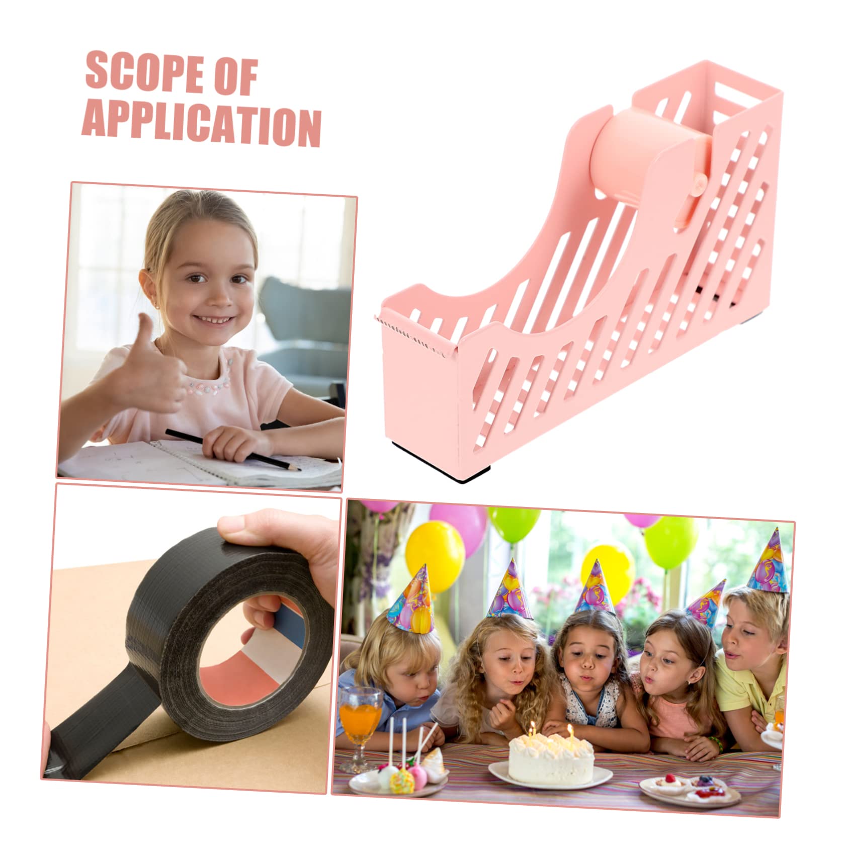Gadpiparty 3 Pezzi Dispenser per Nastro Adesivo Compatto e Leggero con Design Elegante Strumento Taglio per Ufficio e Scuola Sicuro per Facile Trasportare