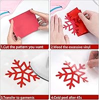 Vista 5 de HTVRONT - Rollos de vinilo HTV de transferencia de calor, de 30,5 cm x 6,1 metros para camisetas, vinilo para planchar para todas las máquinas