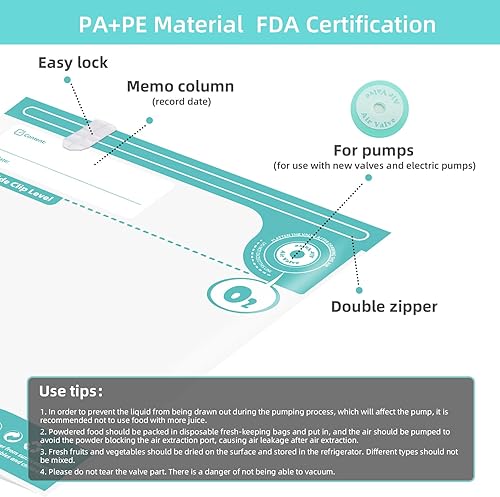 Miniatura 4 de 24 bolsas Sous Vide reutilizables, sin BPA, bolsas selladoras al vacío para alimentos, bolsa gruesa con un nuevo aspecto, bolsas con cremallera al