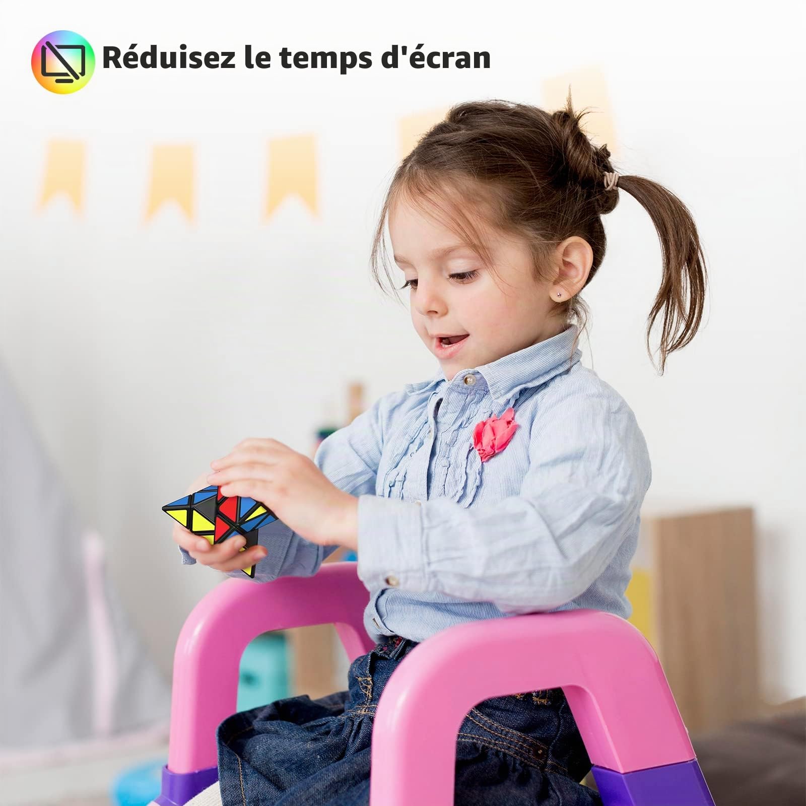 Vdealen Speed Cube Magique 2x2 3x3 4x4 Pyramide Megaminx Skewb Snake Infinity Cube de Vitesse, Lisse Autocollant Magic Cube Puzzle, Cadeau pour Enfants Les Adolescents Adultes(11 Paquet)