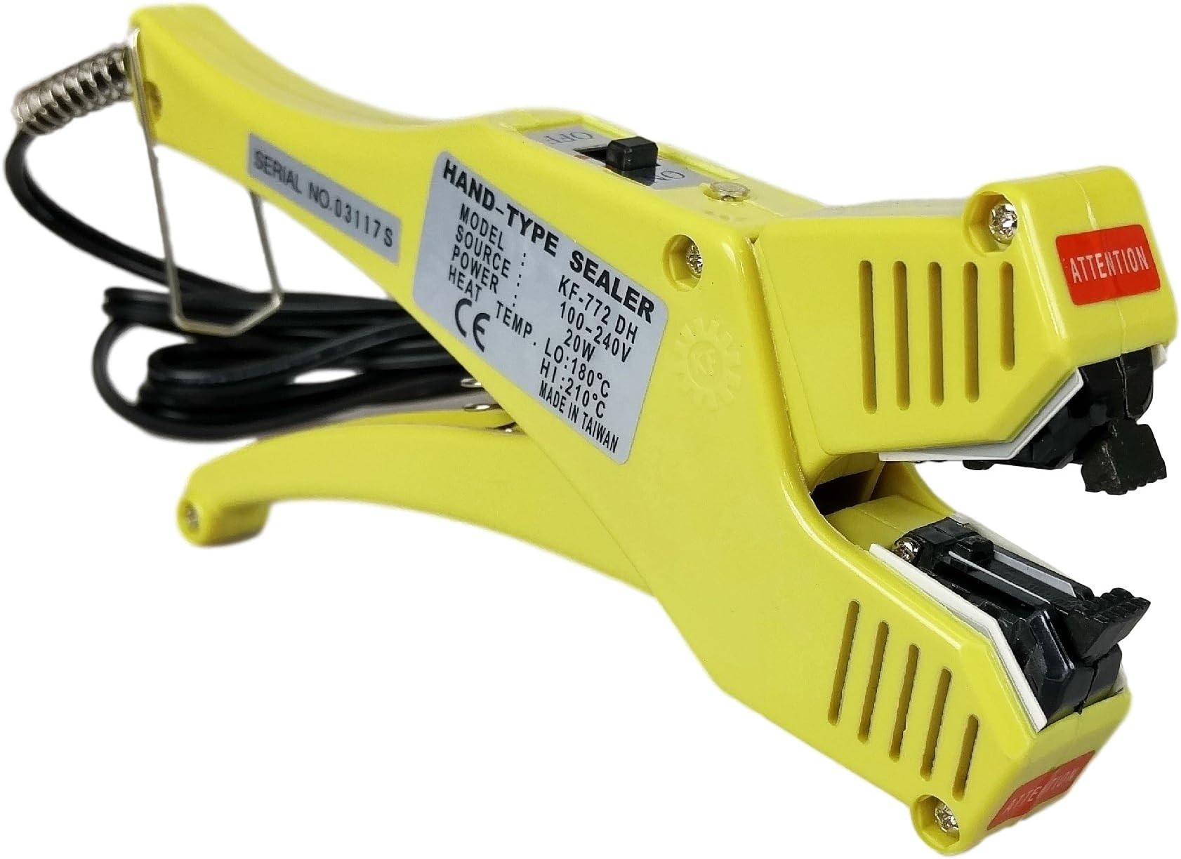 6" Portable Hand Held Heat Sealer (Model KF150CST) For