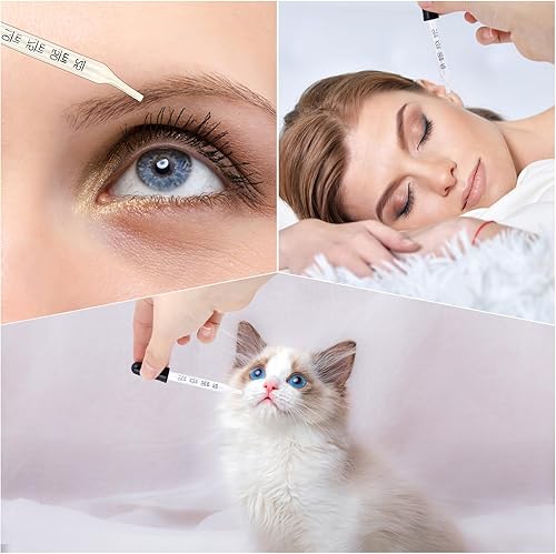 Miniatura 6 de KALIONE Paquete de 6 cuentagotas para ojos, 0.0 fl oz de cristal con medición, pipeta cuentagotas para aceite esencial, alimentación, cuidado de la