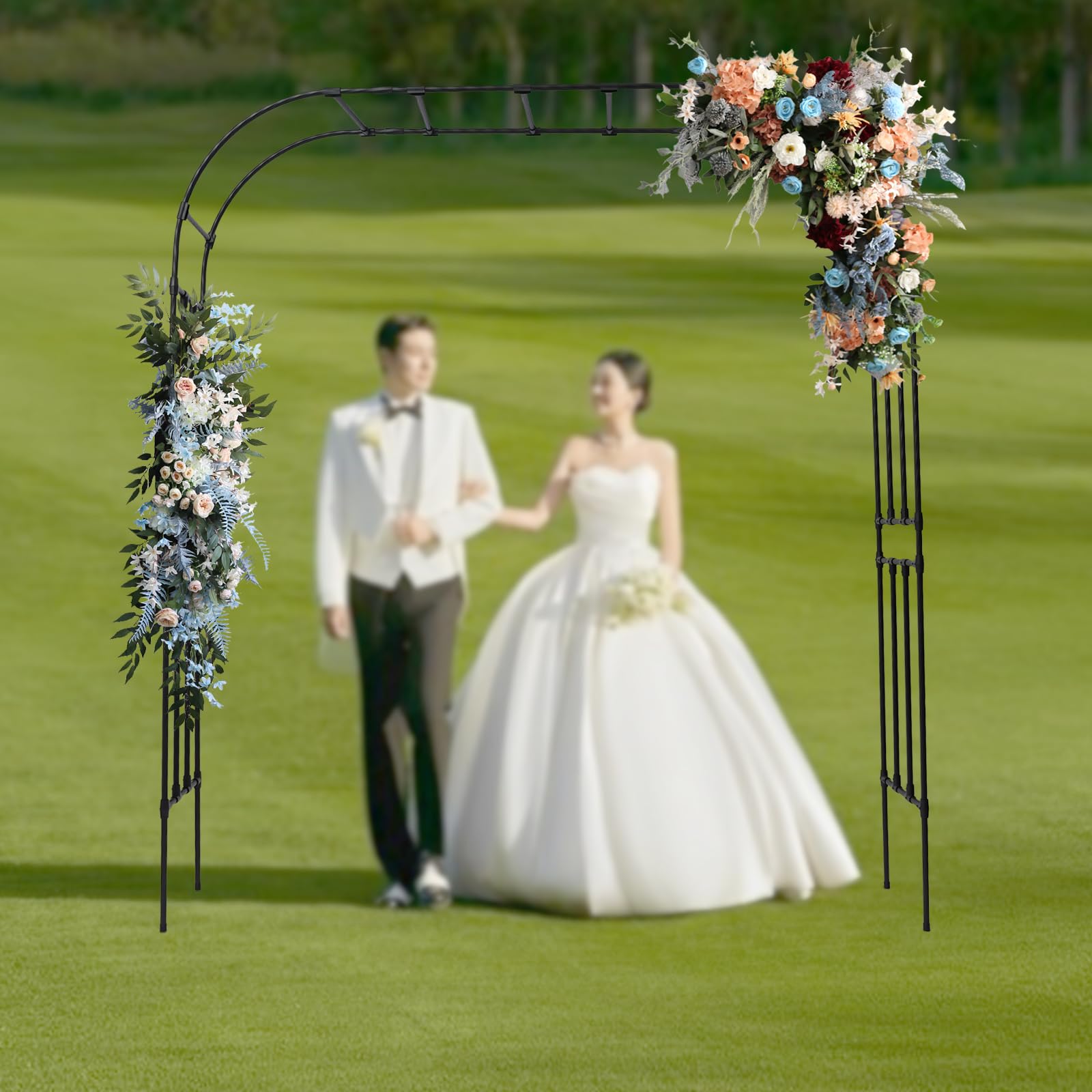 Arco da giardino 2,4 m per piante rampicanti e rose