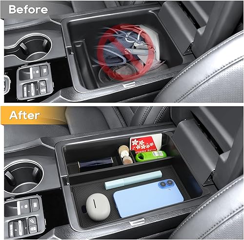 Vista 19 de LFOTPP Organizador de consola central Edge para 2021 2022 2023 2024 F o r d Edge Bandeja de consola [SE/SEL/ST-Line/Titanio/ST] Accesorios de borde