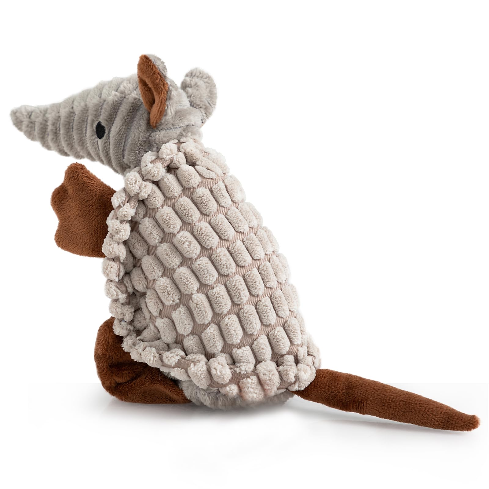 Hollypet Armadillo Squeaky Puppy Dog Toys for Small Medium Dogs, 8"