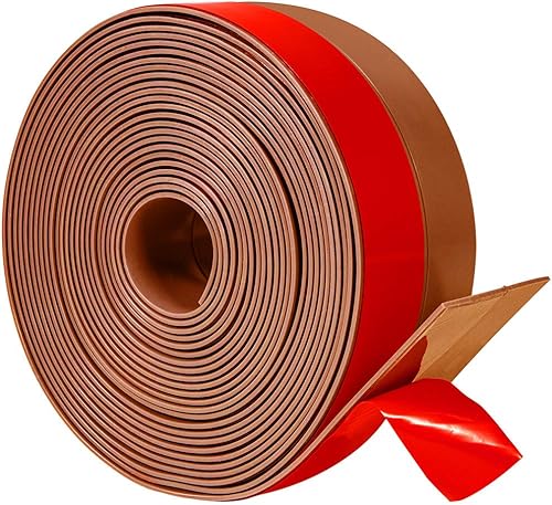 TORRAMI Burlete ancho de silicona de 3 pulgadas de ancho y 20 pies de largo, sello de tapón para puerta de granero y garaje debajo de la parte