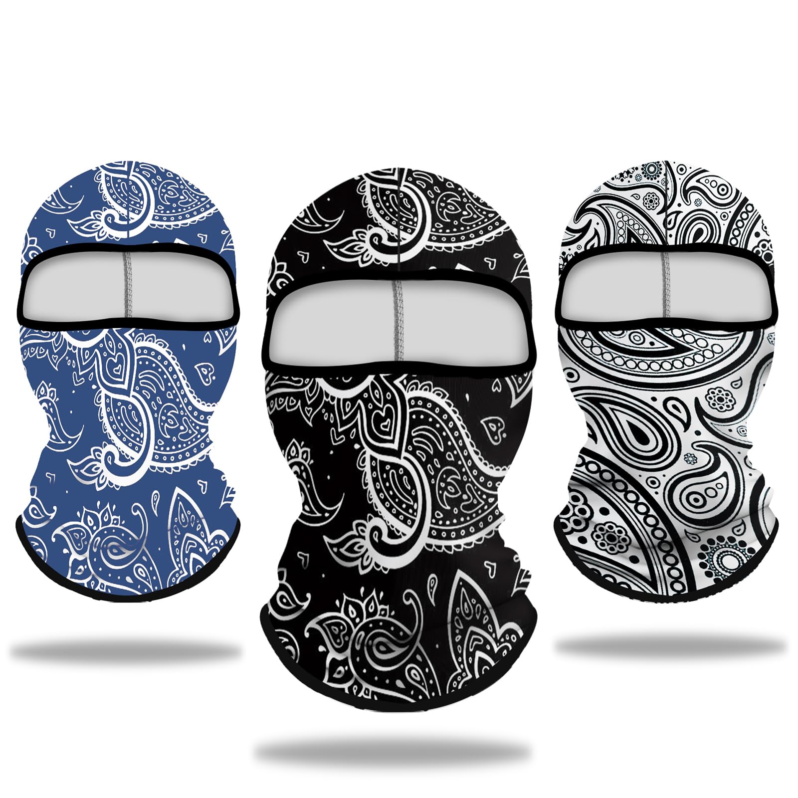 Balaclava Mask 3D Print Full Face Mask Cooling Neck Gaiter Sun Protection Face Cover Mask Windproof Ski Mask