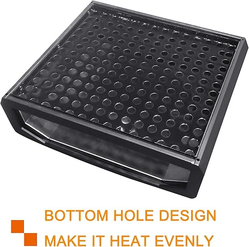 Miniatura 4 de Skypatio Horno de pizza para parrilla, horno de pizza portátil al aire libre con piedra para pizza, termómetro integrado, máquina de pizza para