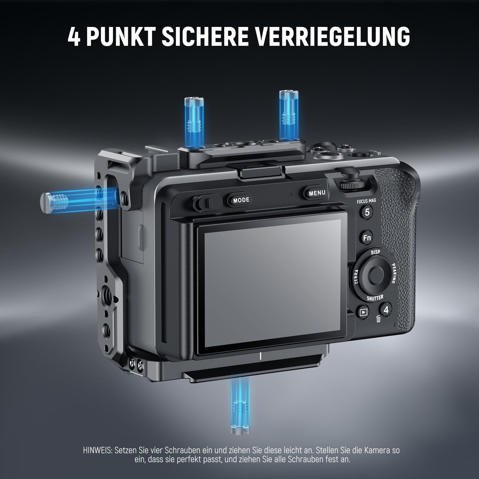 FX3 FX30 Kamera Oberplatte - Aluminium Käsehalterung Mit Gewindelöchern