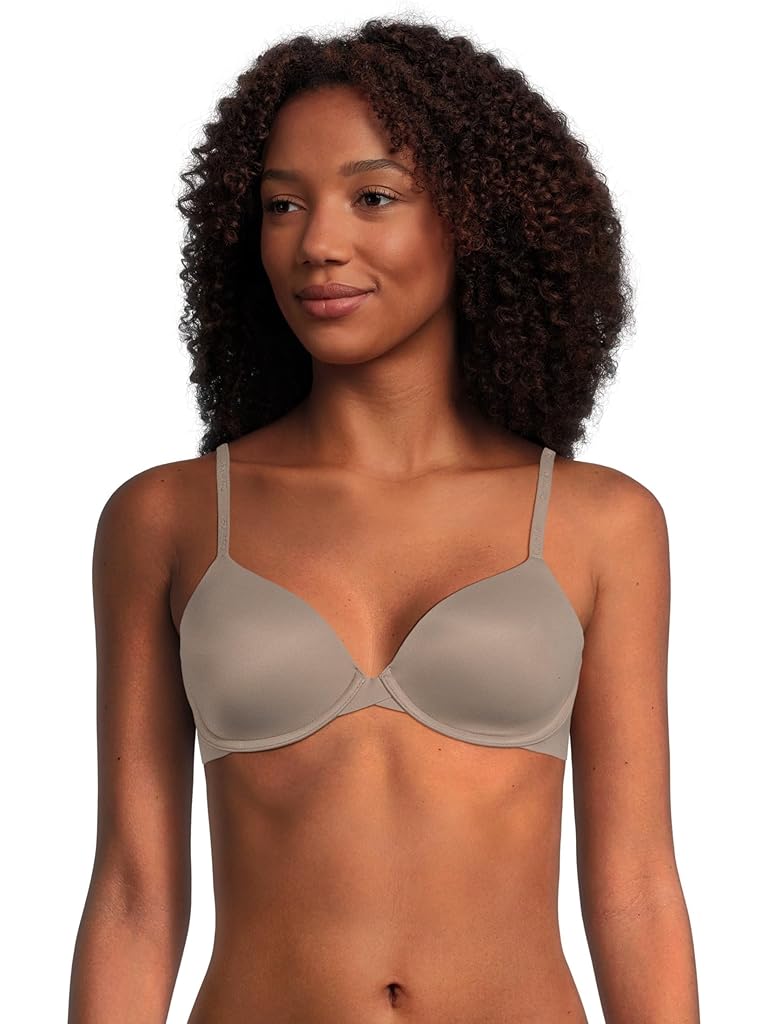 Beige Calvin Klein Perfectly Fit Modern T-Shirt Bra F3837