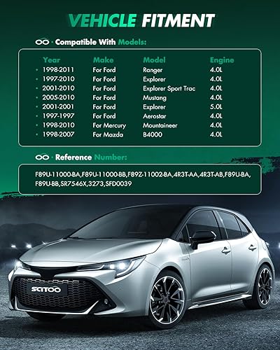 Miniatura 317 de SCITOO Arrancadores Nuevo Ajuste para Nissan Frontier Pickup Xterra 2002 2003 2004 3.3L 17859