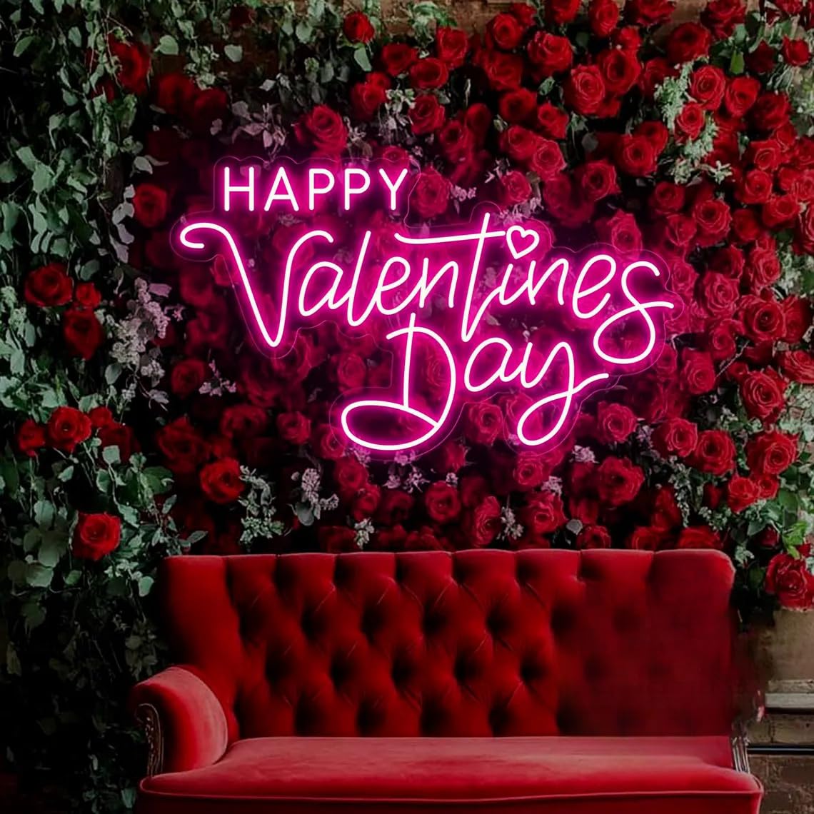 Letrero de neón personalizado para el día de San Valentín, romántico, luz LED de neón para dormitorio, decoración de pared del hogar, decoración de fiesta, regalo personalizado