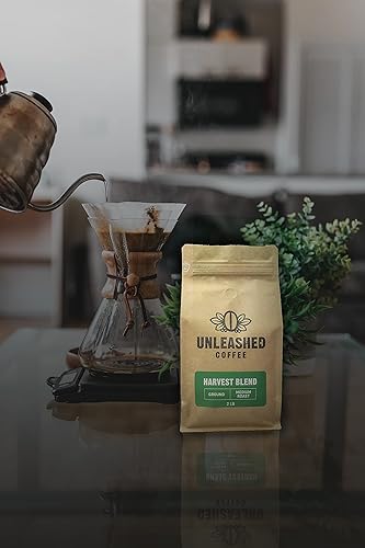 Miniatura 4 de Unleashed Coffee -Mezcla de cosecha café molido tostado medio 2lb