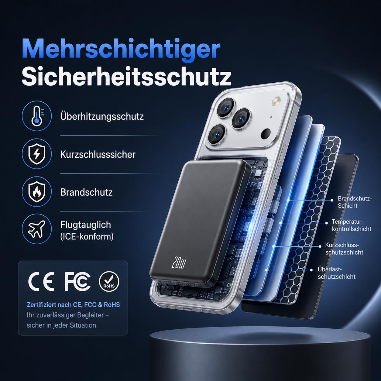 PowerBank Magnetico 10000mAh MP101YLE1025G