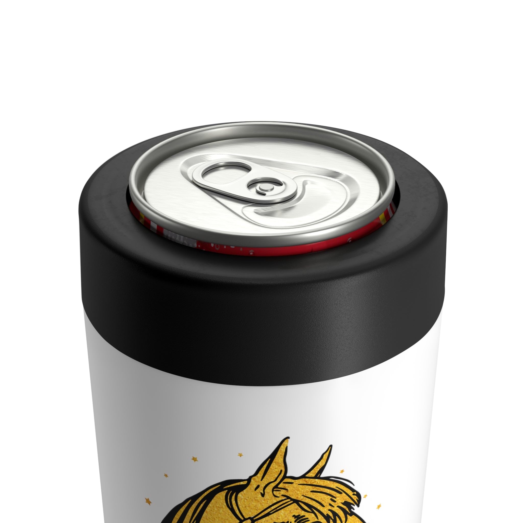20oz Insulated Bottle - Humorous Horseback Riding Design, Stainless Steel, Double Wall, Hot & Cold - View #8