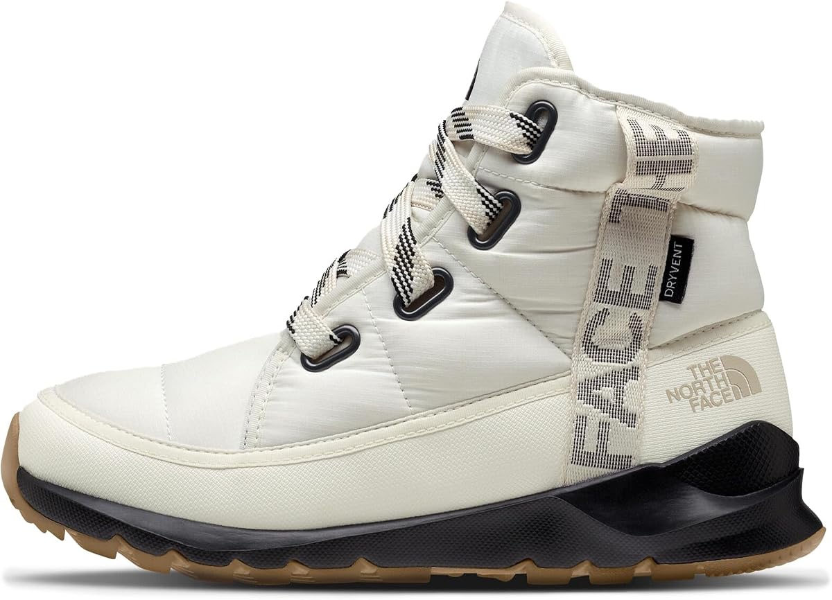 THE NORTH FACE Women's Thermoball Lace Up Luxe Waterproof Boot | Insulated Winter Boots With Collar