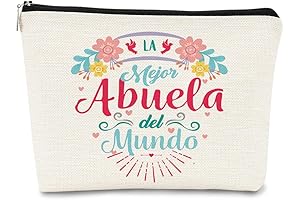Spanish Makeup Bag for Grandma Abuela Mother's Day Gifts