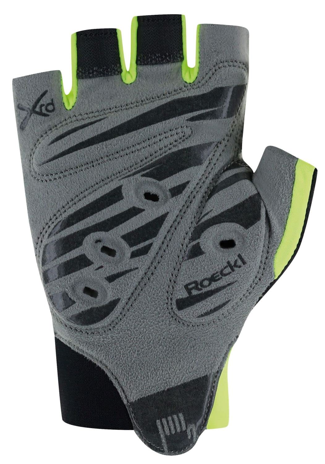 Roeckl Ivory 2 Fahrrad Handschuhe kurz schwarz/gelb 2026