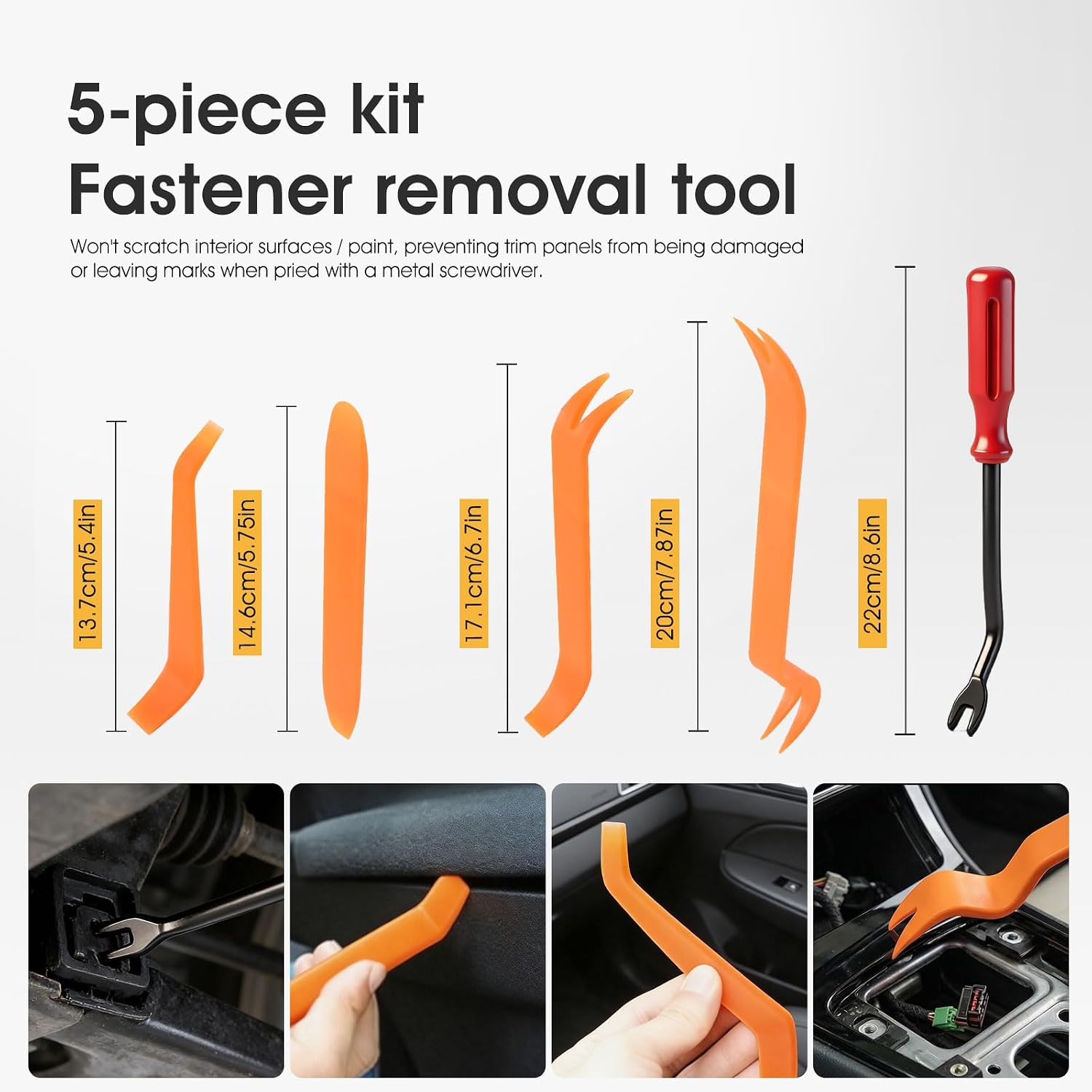 415Pcs Car Retainer Clips & Fasteners Kit – 18 Universal Sizes Nylon Bumper, Fender Rivets, Door Panel Clips, and Plastic Rivets with Removal Tool for Toyota, Ford, Benz