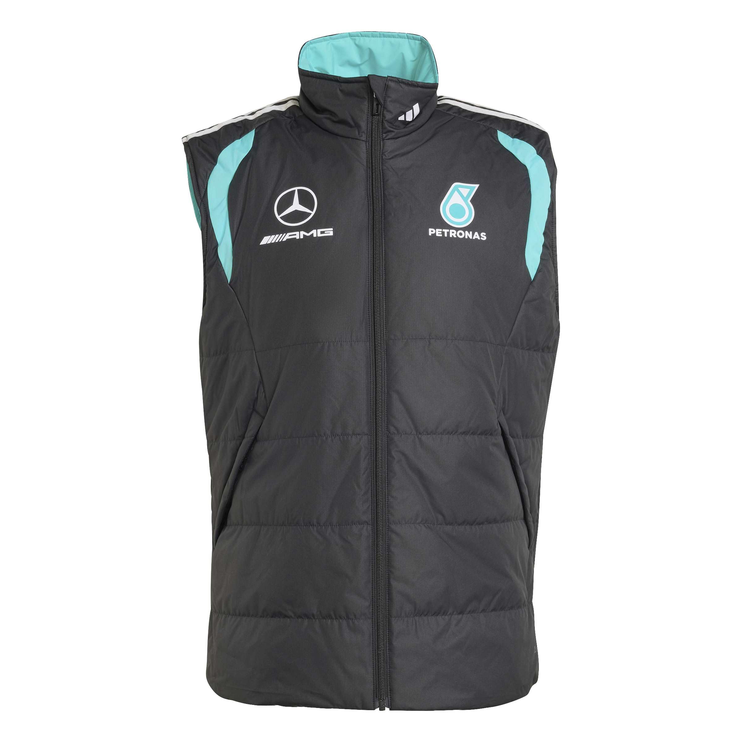 Adidas Noir Mercedes-Amg Petronas Formula One Team Mechanics Sleeveless Jacket