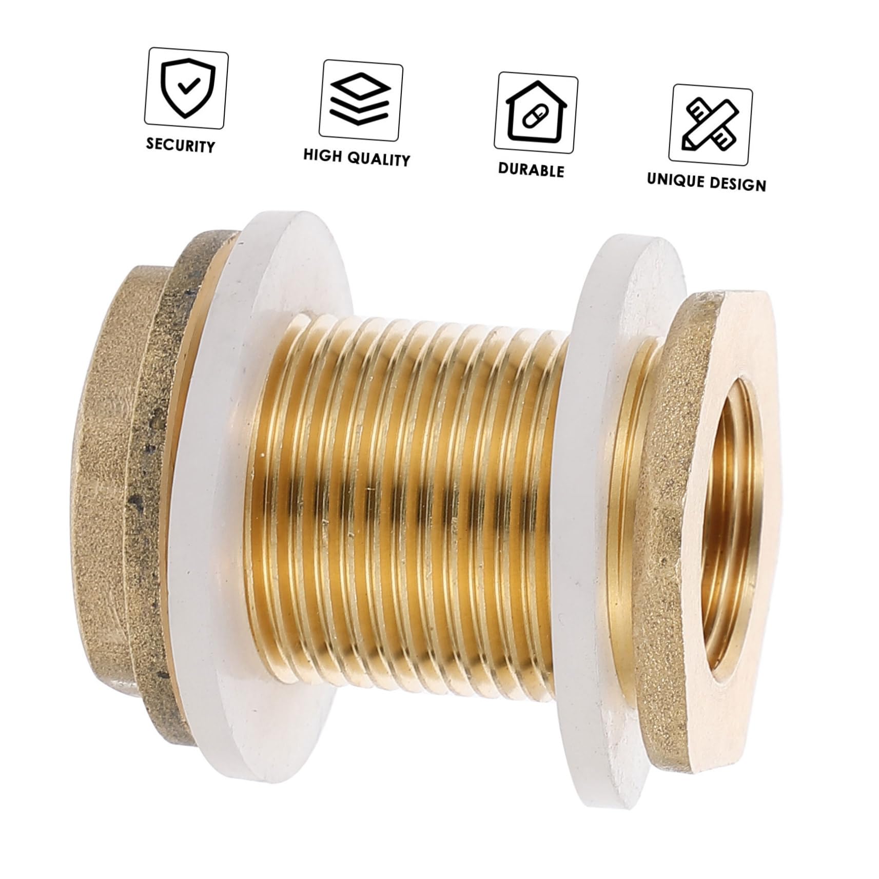 GALPADA 2pcs Water Tank Adapter 3/4 Fitting Garden Hose Connectors y Connector for Water Pipe Fittings