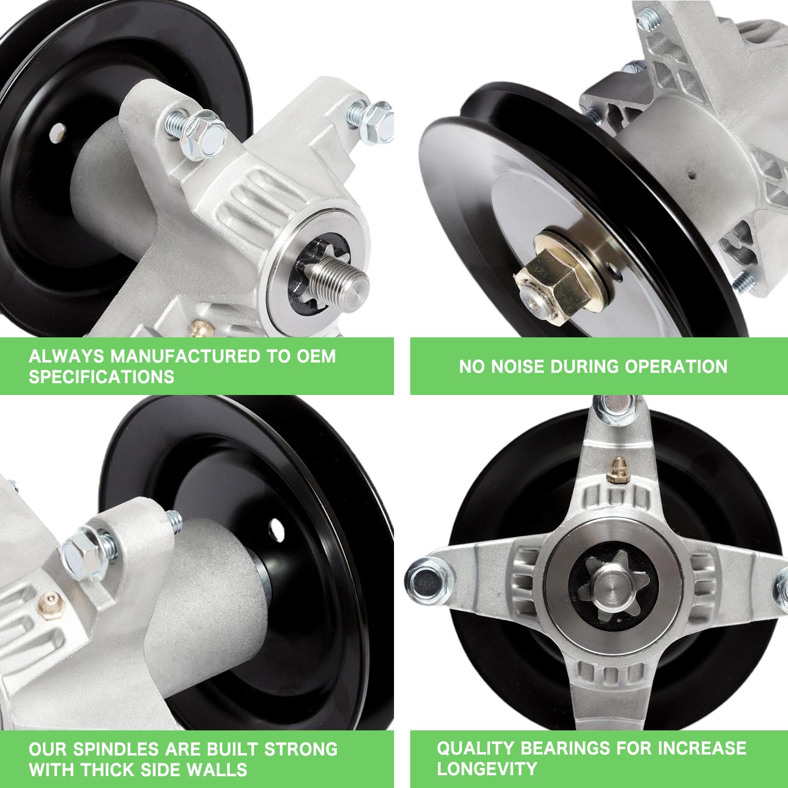 618-04197 - Conjunto de husillo para cortacésped MTD Cub Cad et 918-04197 918-0427 618-0427