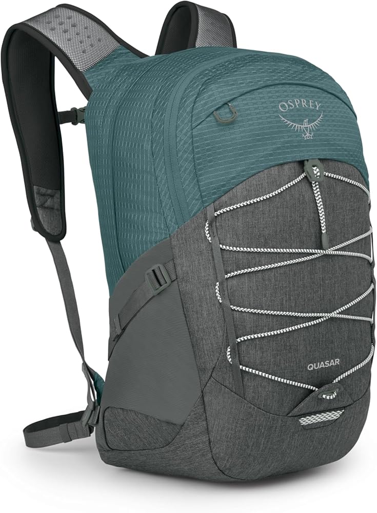 Amazon.com: Osprey Quasar 26L Commuter Backpack, Cascade Blue/Coal