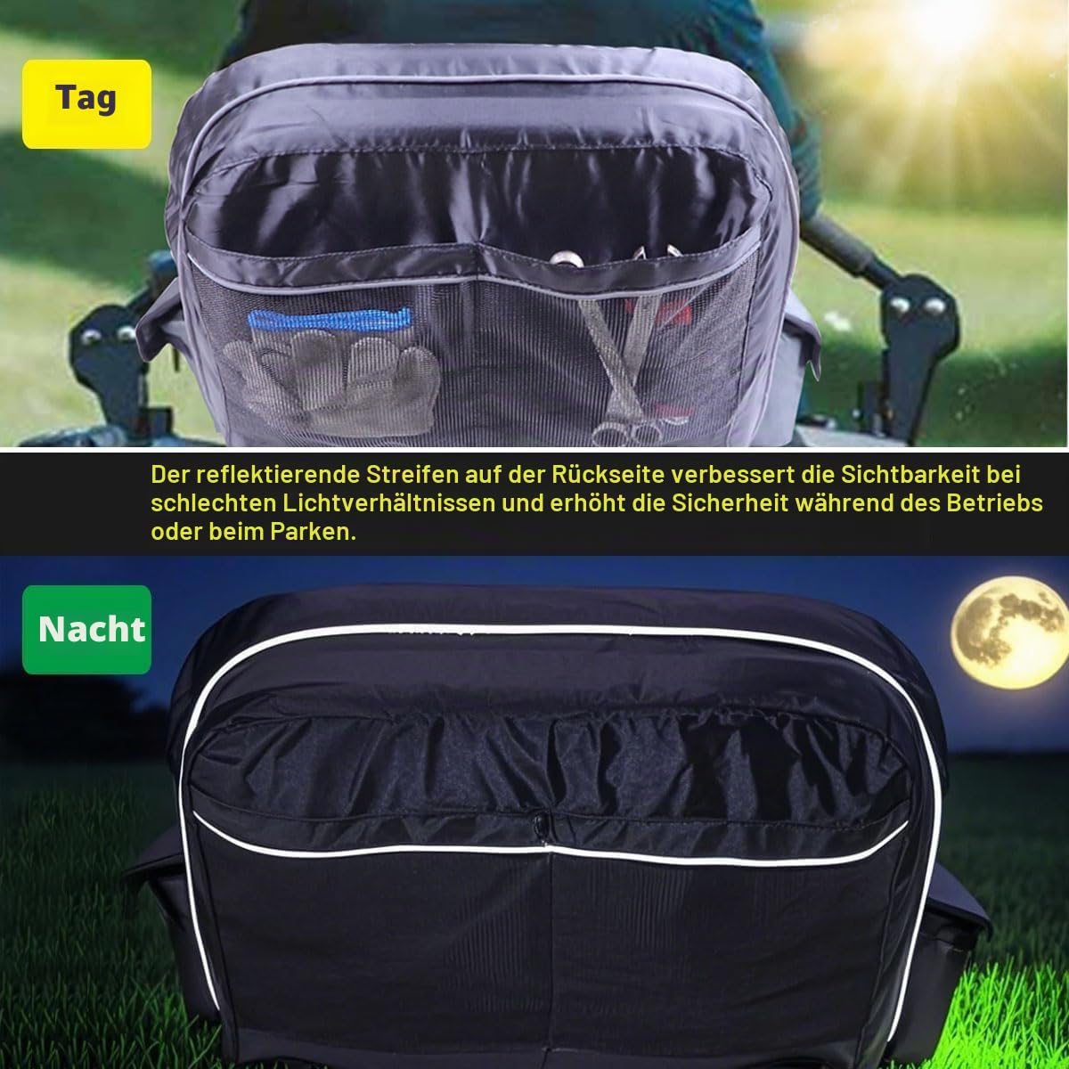 BeadChica Sitzbezug für Aufsitzmäher, kompatibel mit Husqvarna, Cub Cadet, John Deere, Craftsman, Kubota, Rasentraktor, Größe M