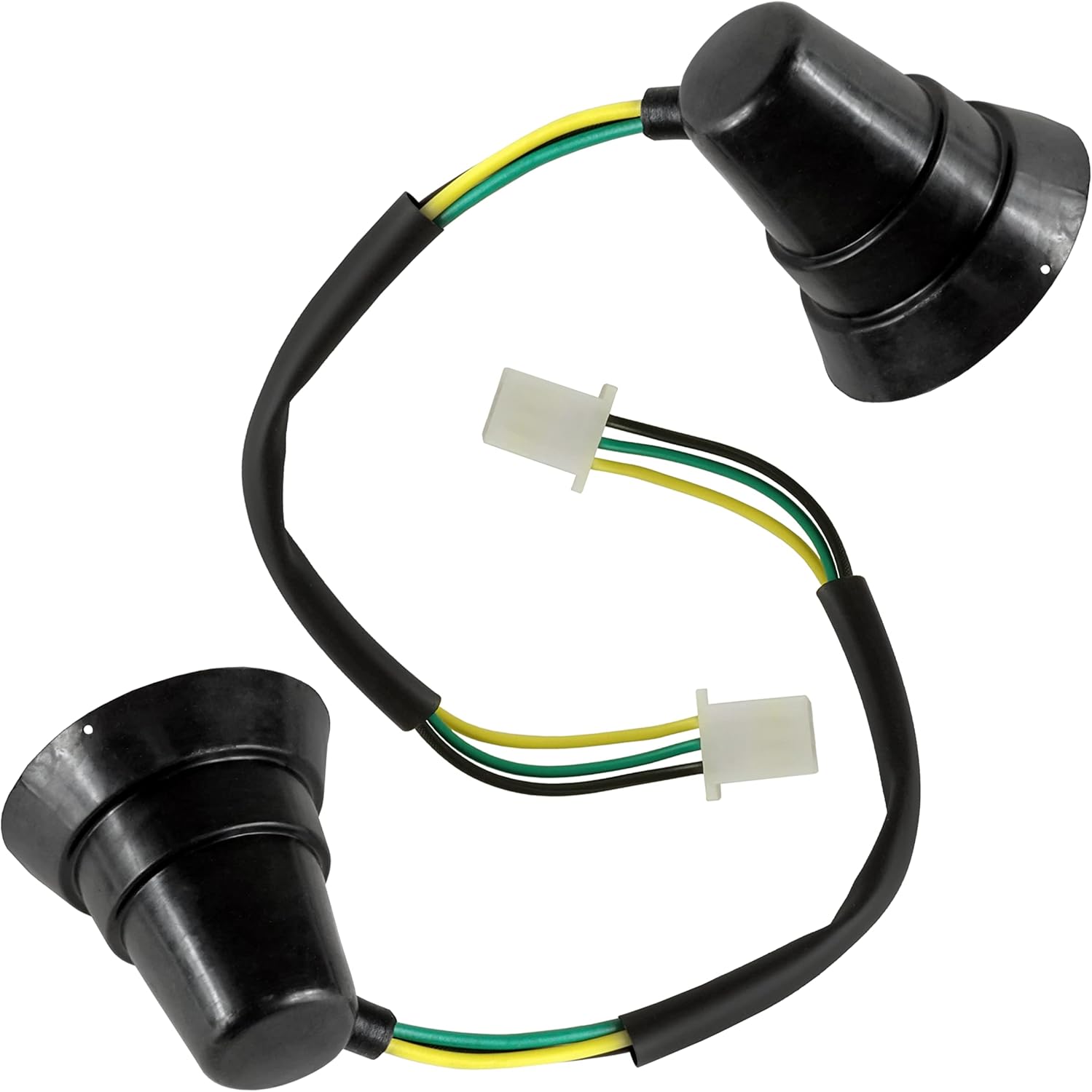Caltric 2x Headlight Socket Cord Compatible with Yamaha Banshee 350 YFZ350 1996 1997 1998 1999