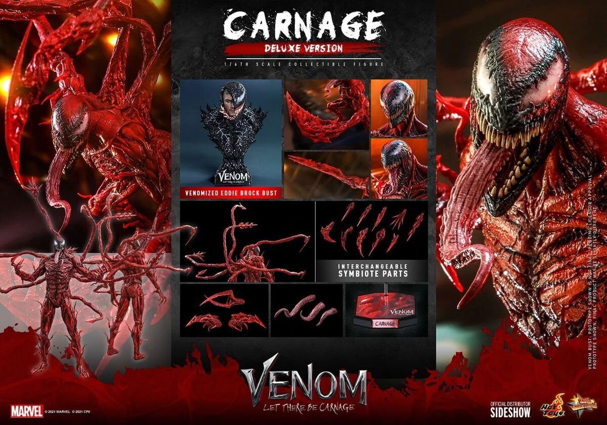 Hot Toys Carnage Deluxe 1:6 Venom: Let There Be Carnage : Amazon