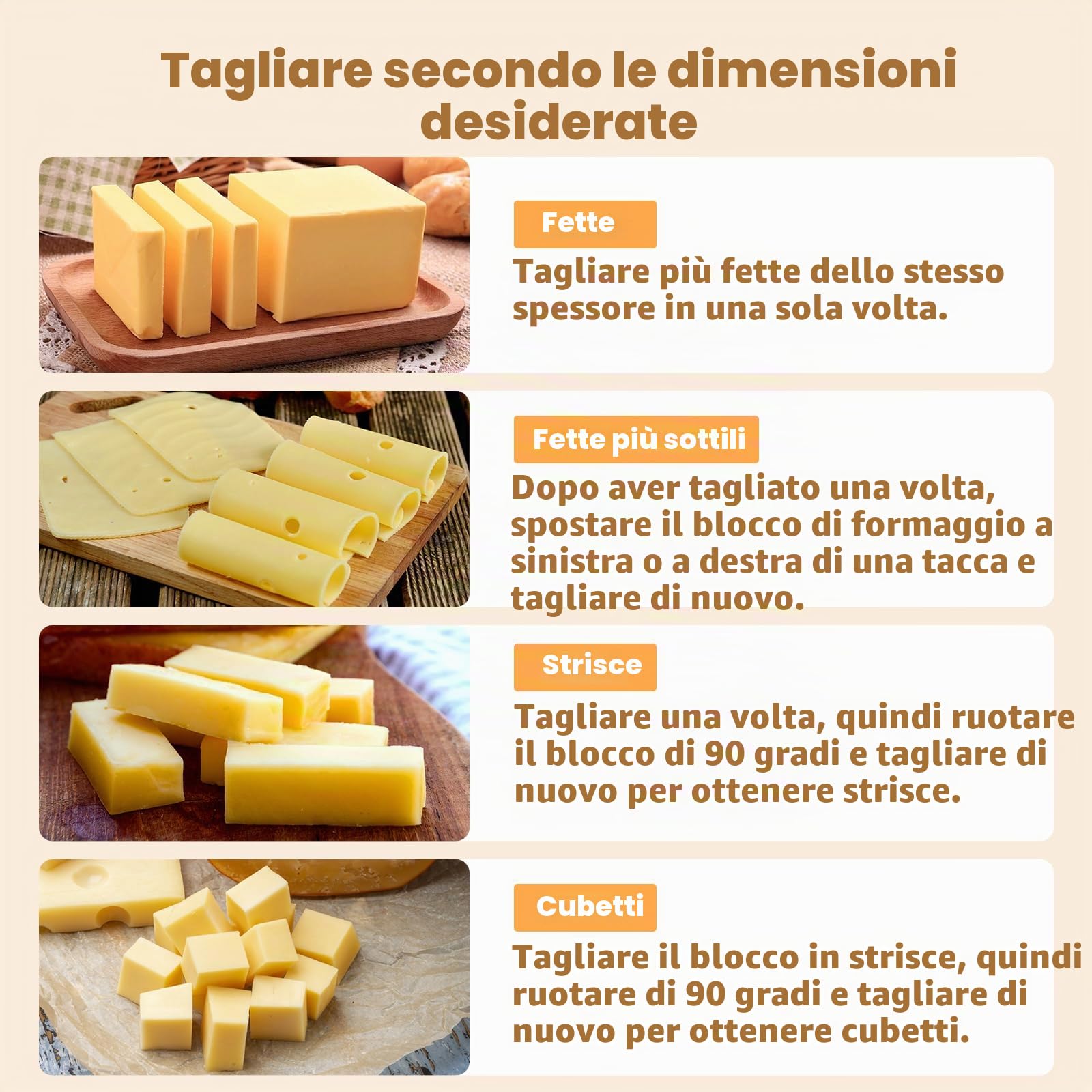 Affettatrice per Formaggio Commerciale, Cutter per Formaggio Cheddar con Spessore di 1cm e 2cm, Lama in Filo d'acciaio Inox 316, Ideale per Ristoranti, Panifici, Catering e Cucine Domestiche