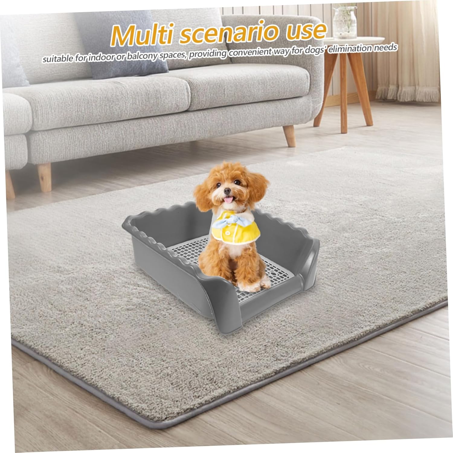 Dog Training Pad Holder Mesh Puppy Pee Pad Holder Indoor Potty Tray Puppy Toilet Urine Column Portable Potty Station