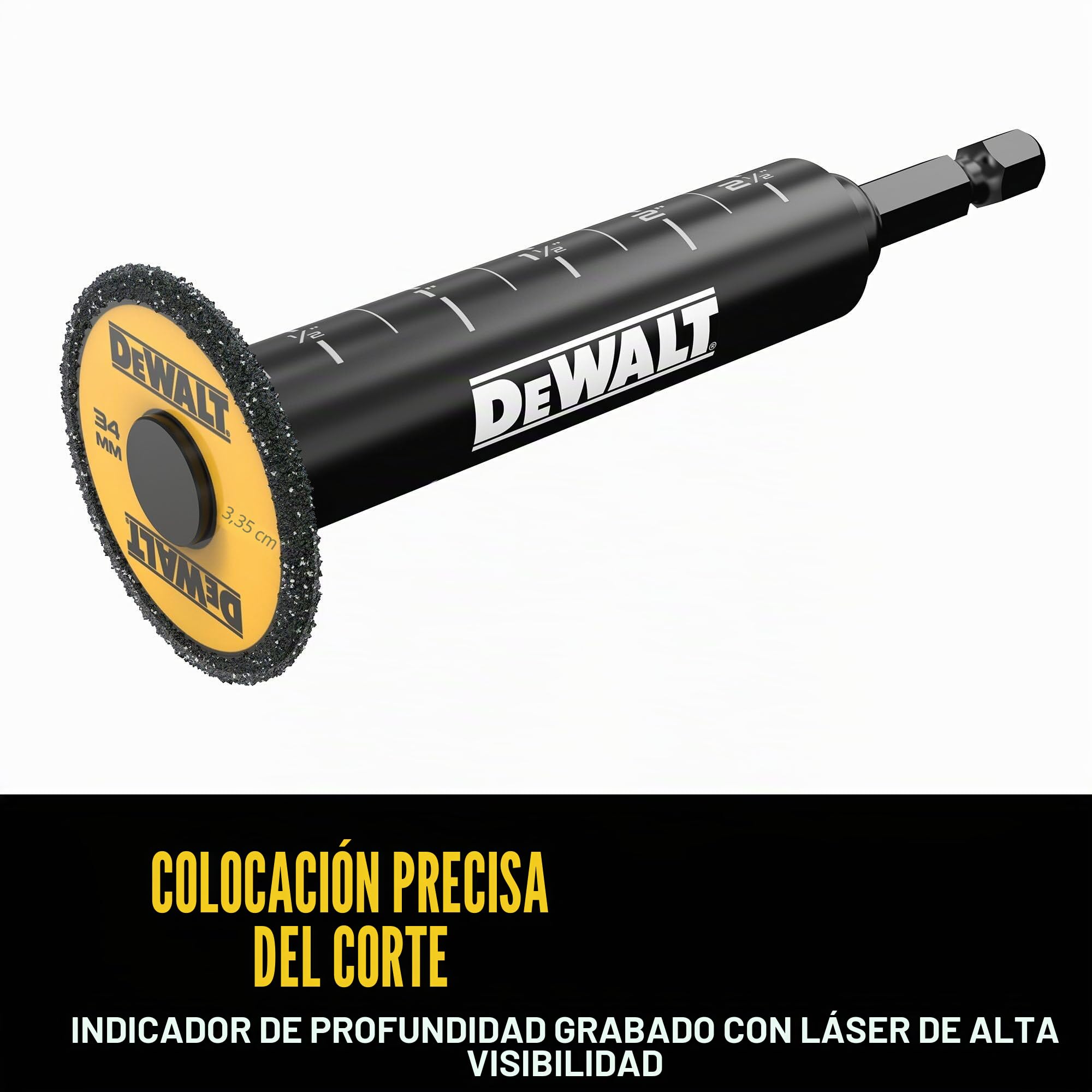 DEWALT Impact Connect - Cortador de tuberías, cortador de PVC, rueda de corte de grano de diamante (DWAIPCIR)