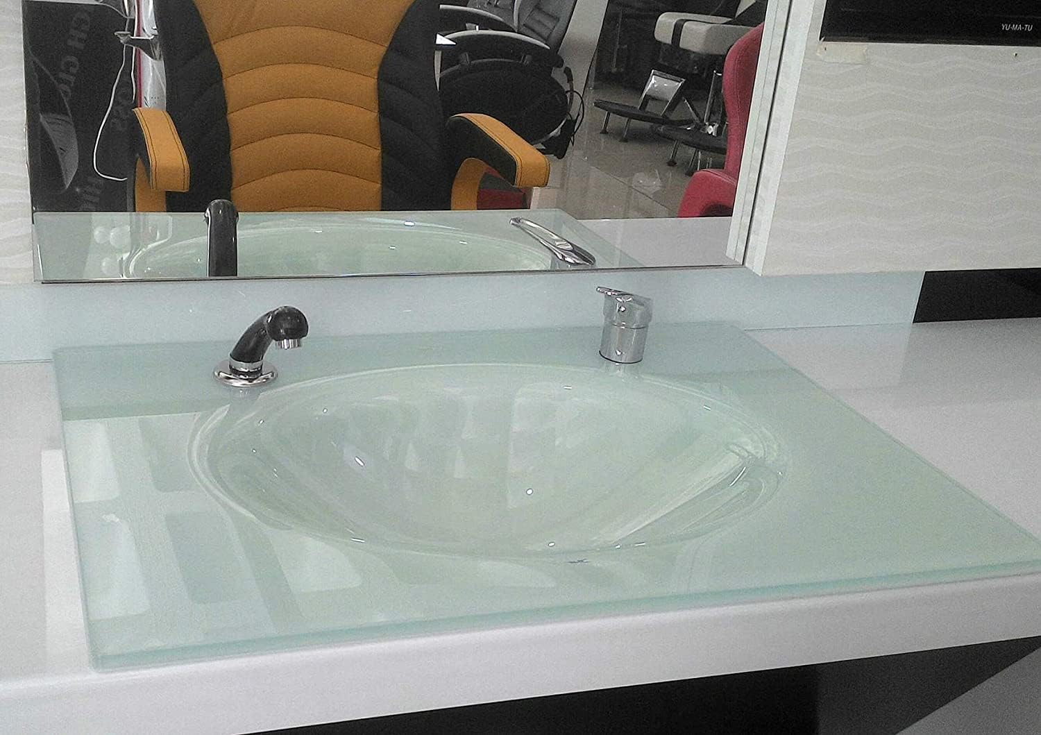 Grifería profesional para peluqueros Alcachofa de ducha móvile + Manguera grifo Monomando para lavabos de peluquería barbería Lavabo Salon Barbero Barberia