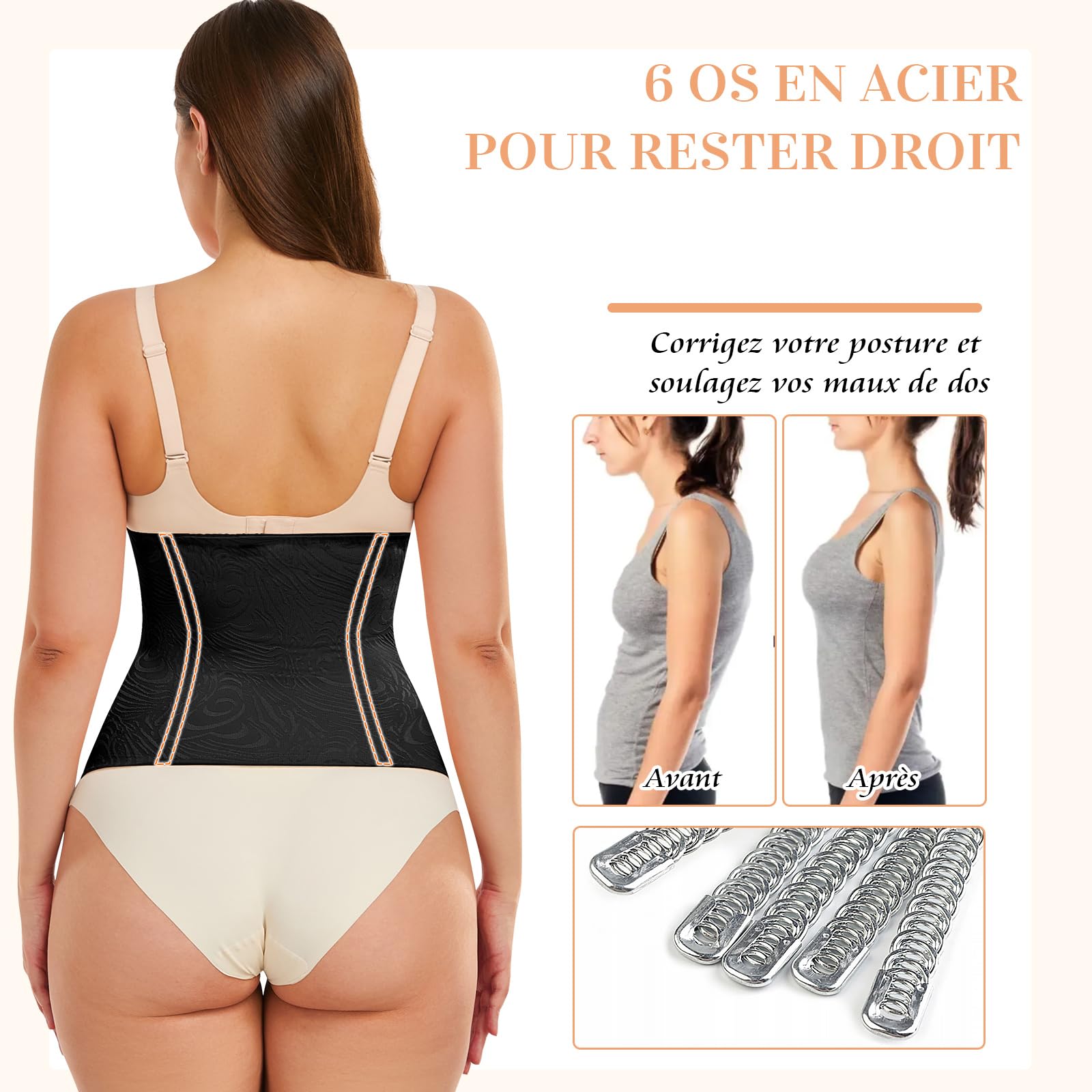 Femme Waist Tranier Corset Body Sculptant
