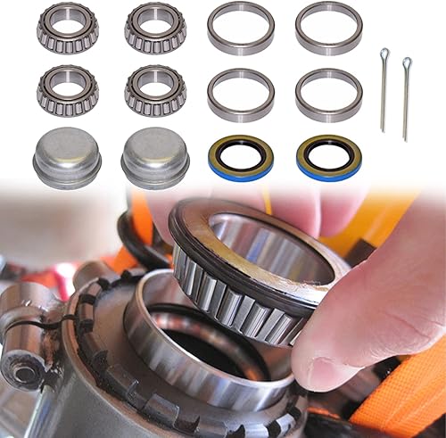 Miniatura 2 de ALI2 L44643L44610 Kits de rodamientos de cubo de remolque de eje,Kits de reparación de rodamientos de remolque que incluyen 4 rodamientos de