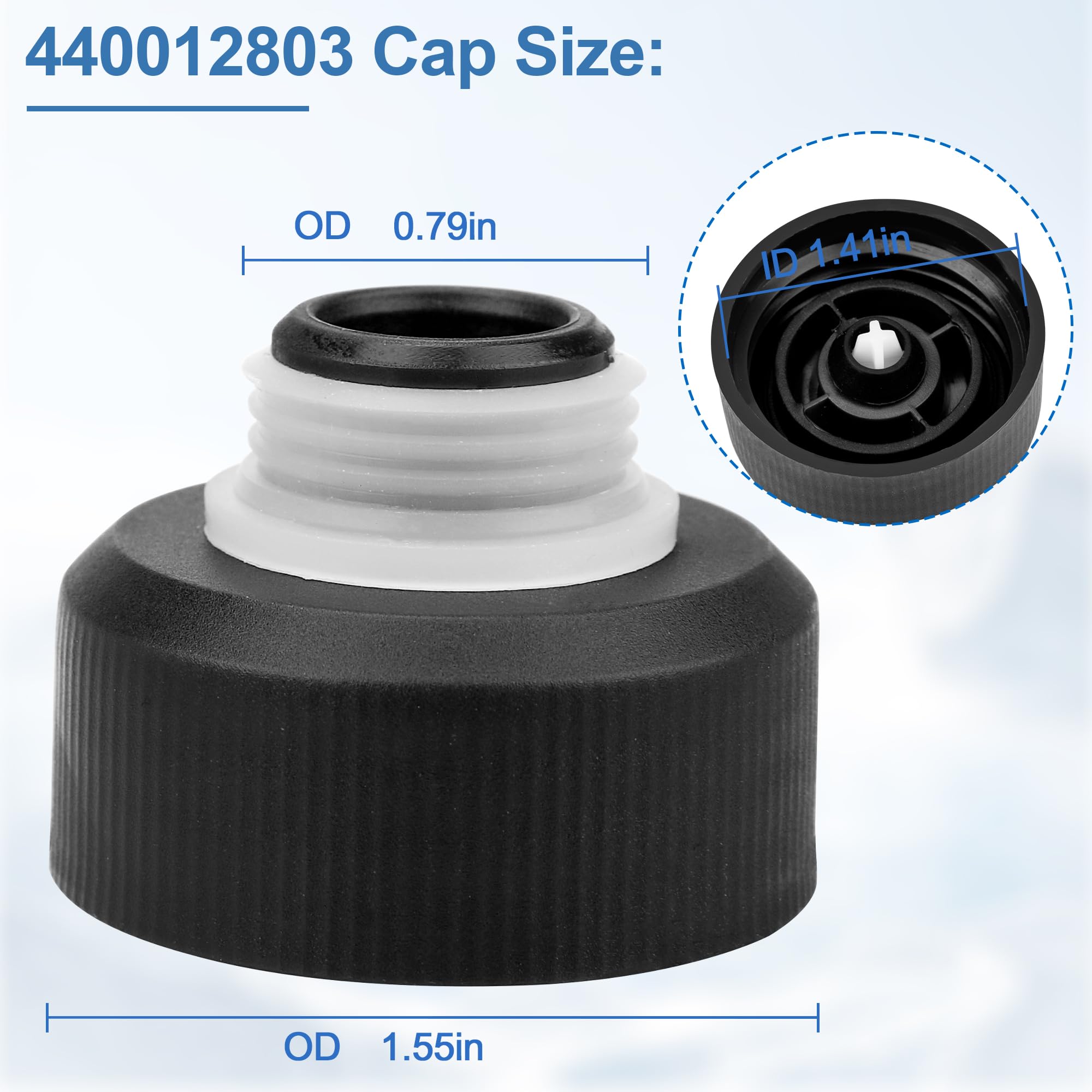 Cleaner Solution Tank Cap For Hoover PowerDash Pet, SmartWash & FloorMate Jet - Replacement Part FH50700 FH50702 FH50710