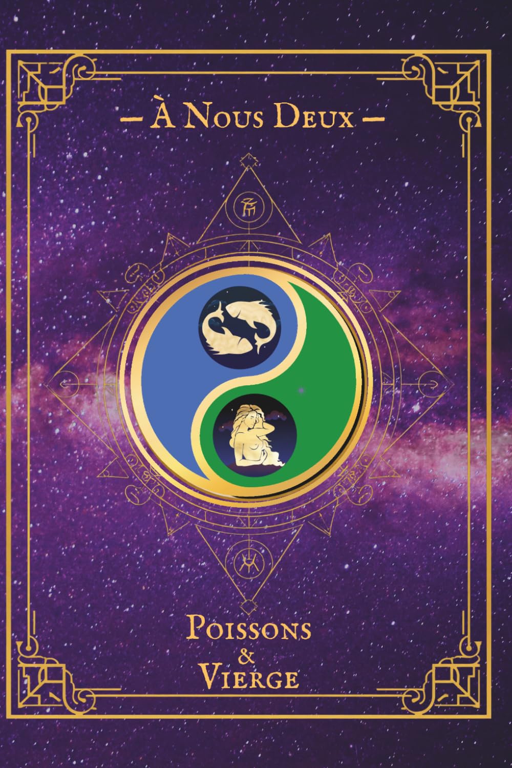 Poissons & Vierge: Carnet de couple astrologique à compléter ensemble