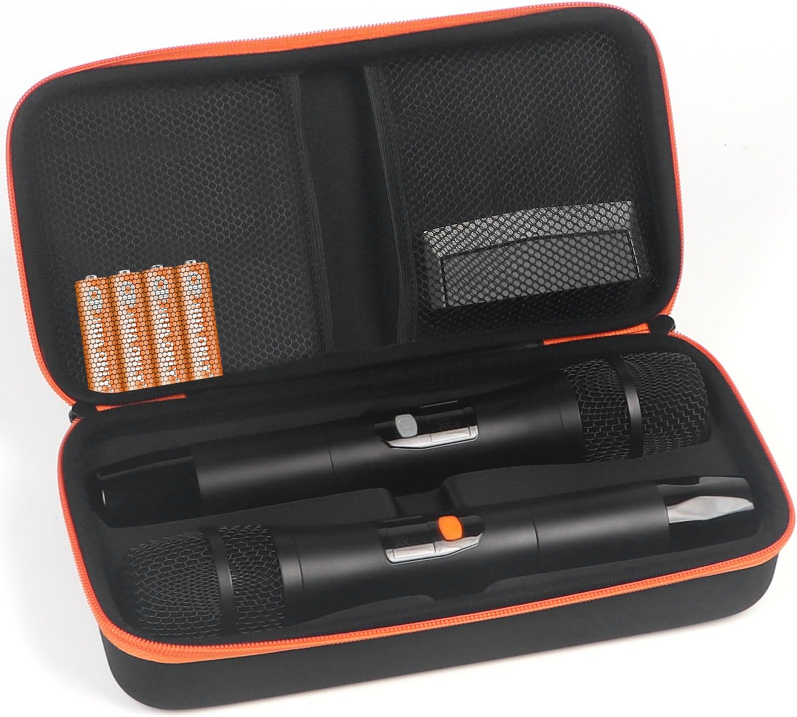 Kmise 2 KM Microphone Cases, Double Mesh Bag, Double Mesh Bag
