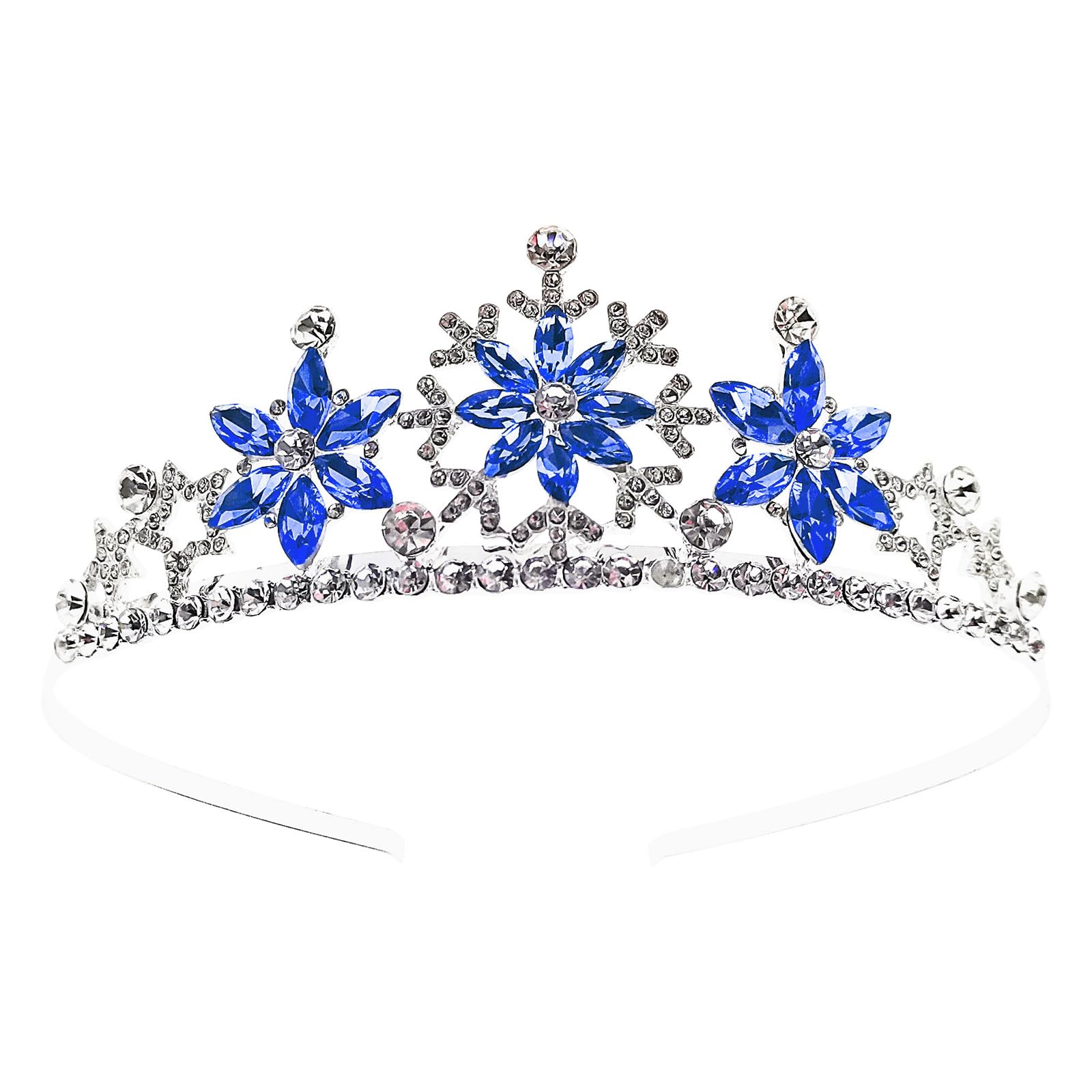 Silver Rhinestone Bridal Tiara - Elegant Crystal Crown Bridal Tiara - QUEEN VICTORIA Royal Bridal Tiara Crystal  main image 3