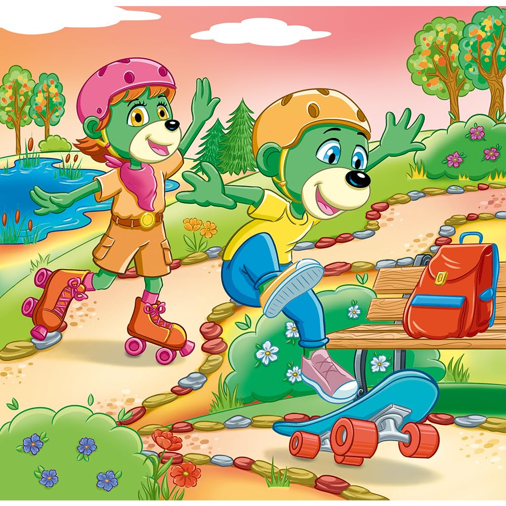 Trefl Puzzle 3 En 1 – 3 X 50 Pièces : Licorne, Sirène Et Dragon, Dès 4 Ans, Fabriqué En Pologne Avec Matériaux Naturels