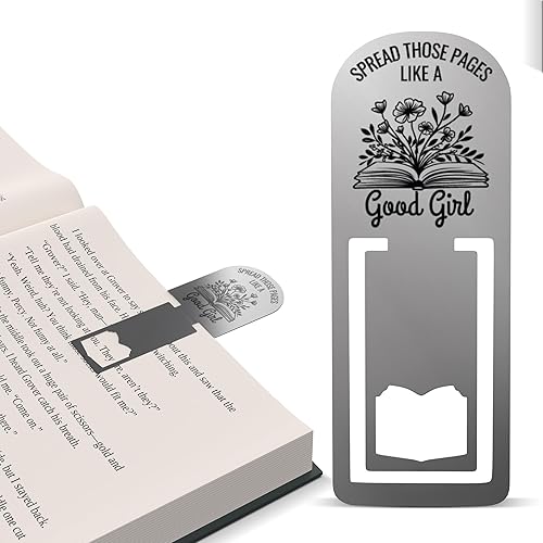 Book Lovers Gift – Metal Bookmark for Women Who Love Spicy Books – Funny Book Accessories, Booktok Bookmark, Dark Romance Bookish Reading Gift