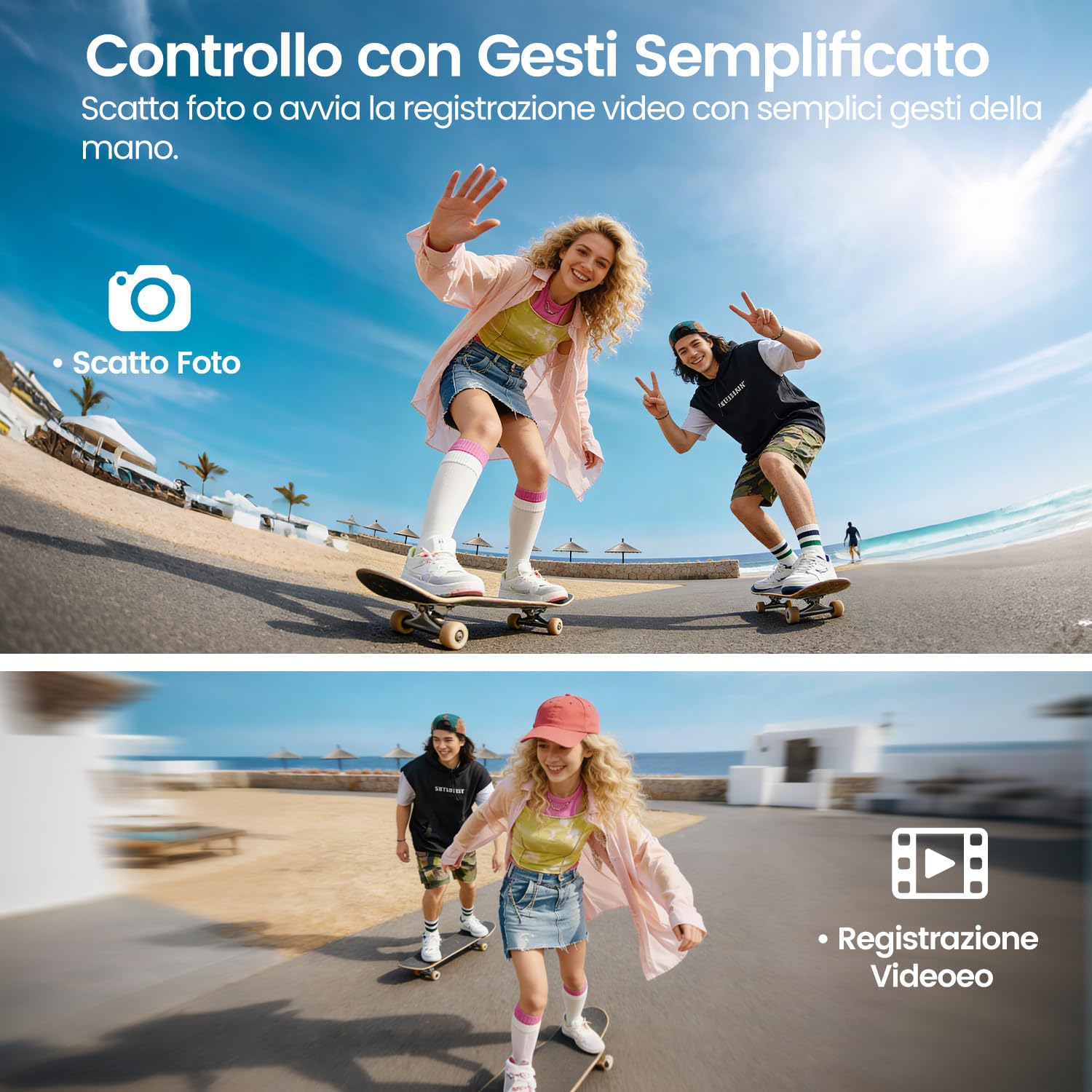 M66 Drone Con Telecomando HD Pieghevole Da 4,3″, Fotocamera 1080P, Evitamento Ostacoli, Flusso Ottico, Motore Brushless, Fino A 40 Min Di Volo, Facile Da Pilotare Per Principianti