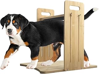 Dog Back Scratcher Walk Through Self Groomer, Pet Back Grooming Brush Comb Grooming Walk Through Brush Self Massage Tool for Long & Short Fur Kitten Cats Dogs