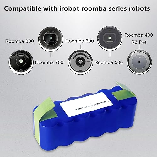 Miniatura 3 de for iRobot Replacement Parts Extended Life Replacement Battery Compatible with Roomba R3 500 600 700 800 900 Series