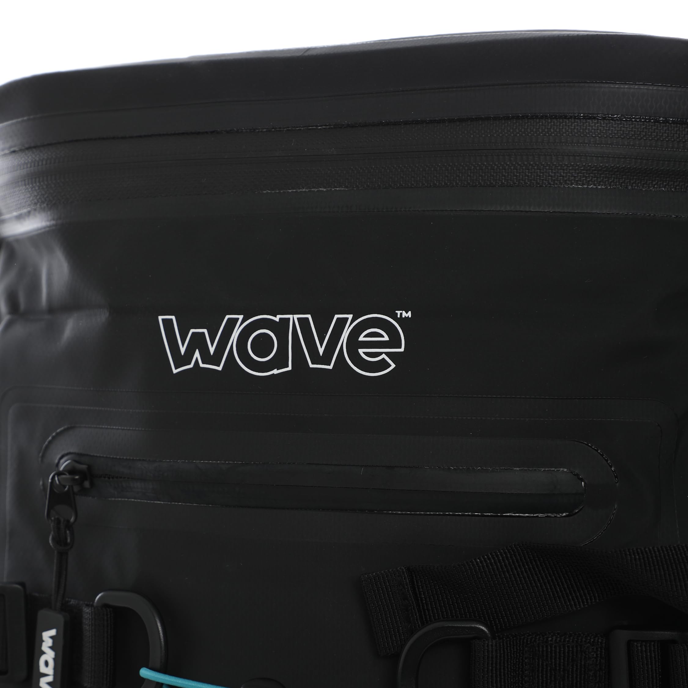 WAVE Sac de terrasse en PVC imperméable à fermeture éclair | Noir | 20 L
