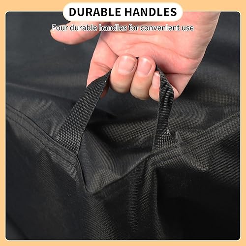 Miniatura 5 de RICHIE Funda cuadrada para bañera de hidromasaje de 95 x 95 pulgadas, apta para spa de 94 x 94 o 93 x 93 o 92 x 92 pulgadas, poliéster 600D