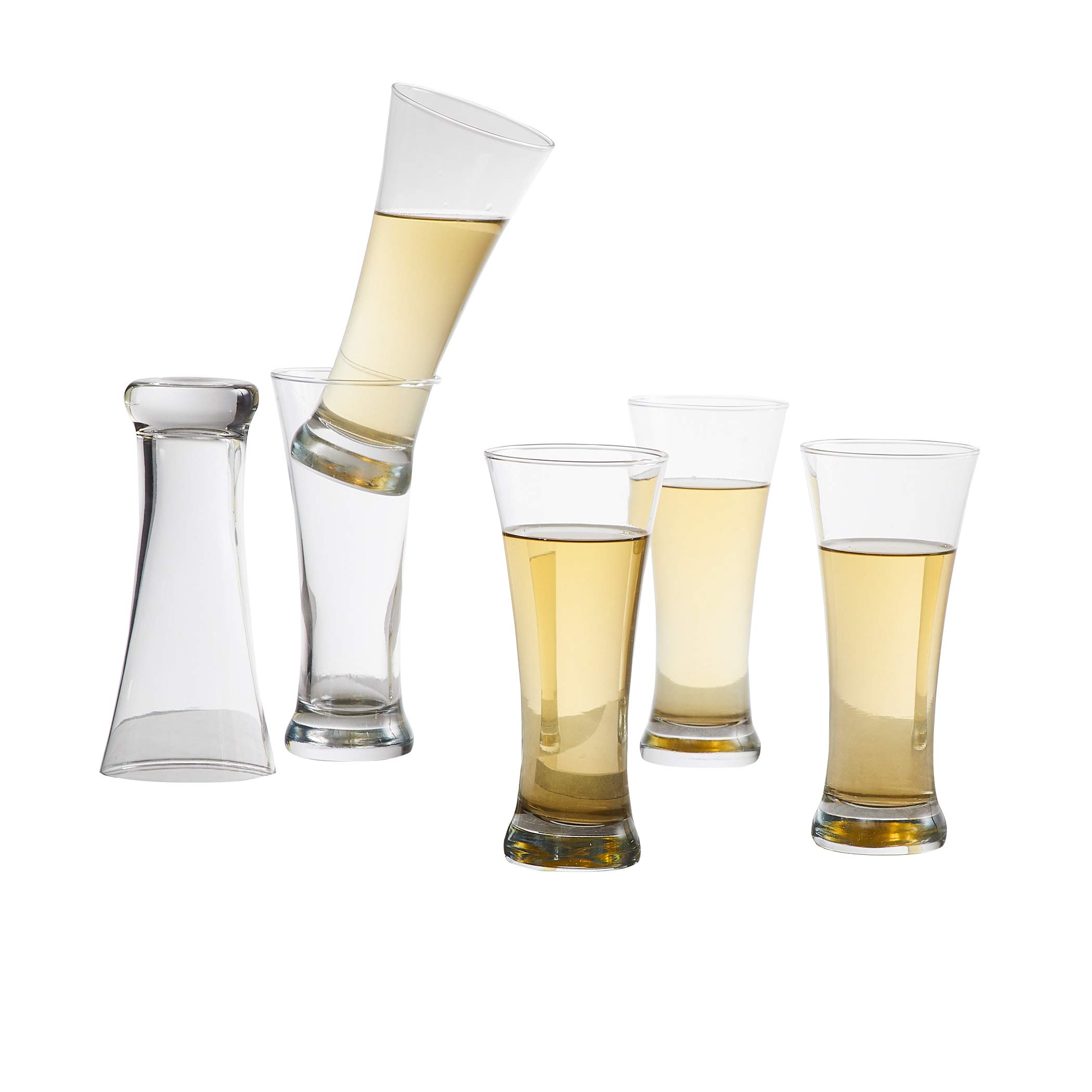 Home Centre Wexford Firenze Pilsner Super Clarity Glasses- Set of 6 - Transparent, (WEXFORD-FIRENZE-66)